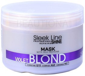 Stapiz Maska z Jedwabiem Violet Blond Perłowo Fioletowa 250ml