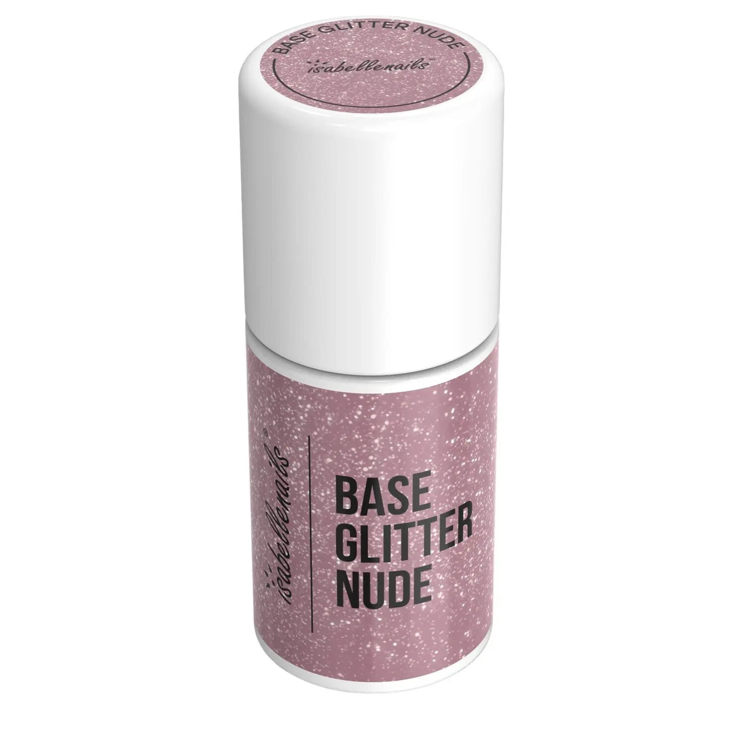 Baza hybrydowa Gummy Base Glitter Nude 7 ml isabellenails