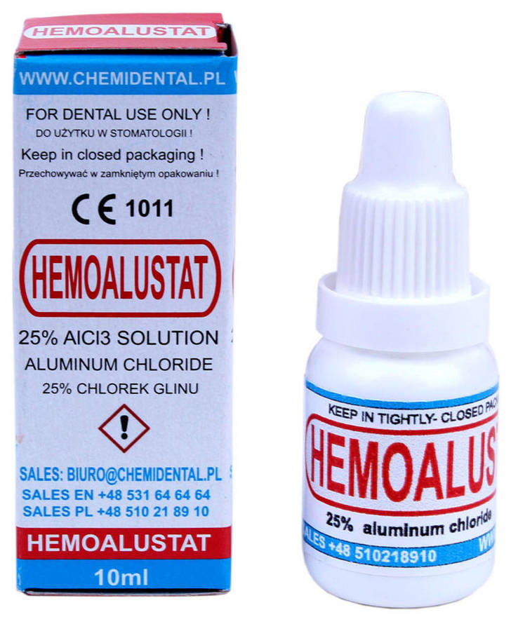 Hemoalustat płyn hemostatyczny do tamowania krwawienia ze skórek 10 ml